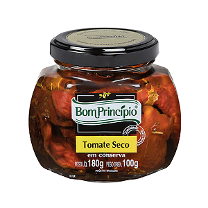 Tomate Seco em Conserva Bom Princípio - Embalagem com 180G
