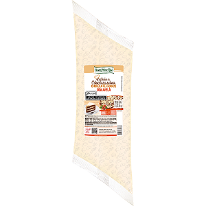 Recheio Bom Princípio Sabor Chocolate Branco com Avelã - Embalagem com 1,01KG