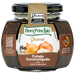 Cebola Caramelizada Bom Princípio Goumert Defumada - Embalagem com 250G