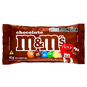 Confeito M&M´s Chocolate Ao Leite - Embalagem com 40G