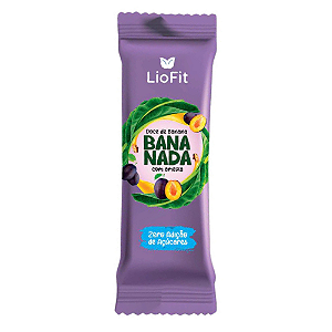 Doce de Banana LioFit com Ameixa - Embalagem com 25G