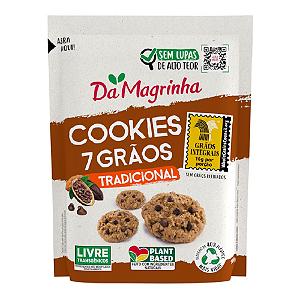 Cookies Da Magrinha Tradicional 7 Grãos - Embalagem com 100G