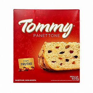 Panettone Tommy Frutas Cristalizadas 400G