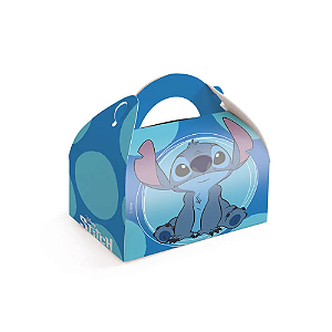 Maleta Redonda Stitch Azul