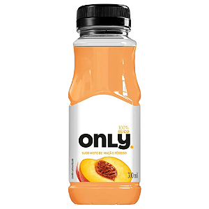 Suco Only Sabor Pêssego e Maçã - Garrafa com 300ML