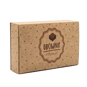 Caixa Para 2 Brownies Kraft