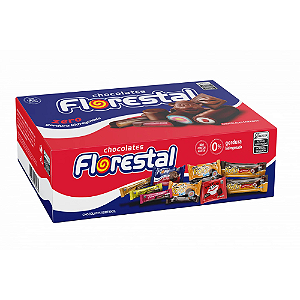Caixa Chocolates Florestal Sortidos - Embalagem com 124G