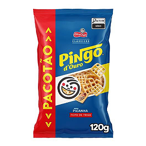 Salgadinho Pingo D'ouro Sabor Picanha - Embalagem com 120G