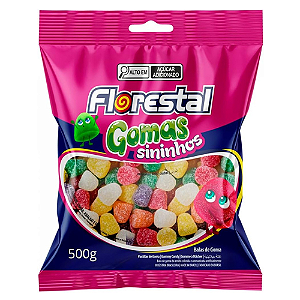 Goma Florestal Sininhos Sortidos - Embalagem com 500G