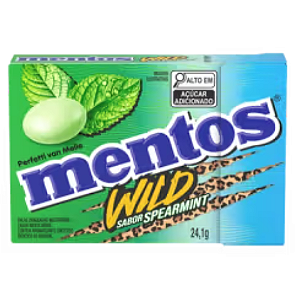 Bala Mentos Slimbox Sabor Hortelã - Embalagem com 24,1G