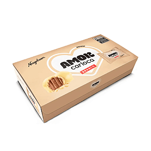 Caixa de Bombom Amor Carioca Branco - Embalagem com 200G