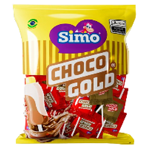 Pirulito Simo Choco Gold - Embalagem com 500G