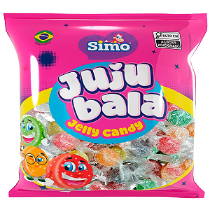 Bala de Goma Simo Juju Bala - Embalagem com 450G