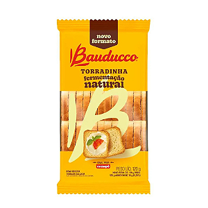 Mini Torrada Salgada Bauducco  - Embalagem com 120G