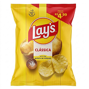 Batata Lays Clássica - Embalagem com 30G