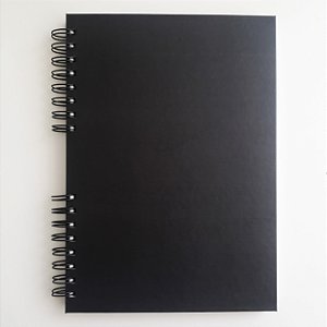 Sketchbook Capa Dura A4 - Preto