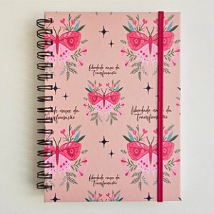 Sketchbook Aquarela A5 Montval 300g Capa Dura - Borboletas/marrom