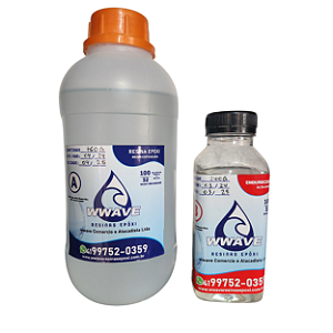 Resina Epóxi Alta Espessura - Kit de 1 kg - Baixa Viscosidade