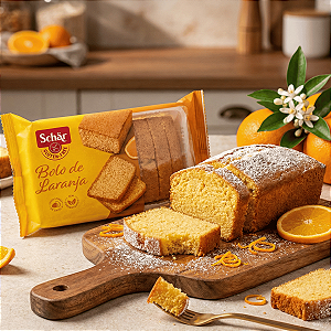 Bolo de Laranja sem Glúten Schar 200g
