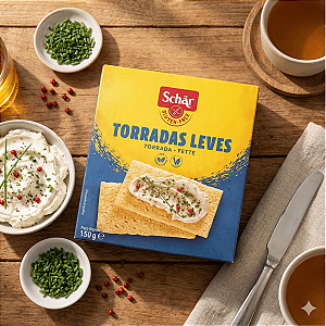 Torrada Leve Fette Croccanti Sem Glúten 150g Schar