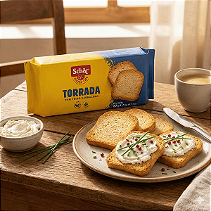 Torrada Sem Glúten e Sem Lactose Vegana 87g - Schar