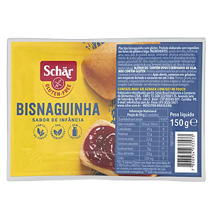 Pão Bisnaguinha Sem Glúten Sem Lactose 150g Schar