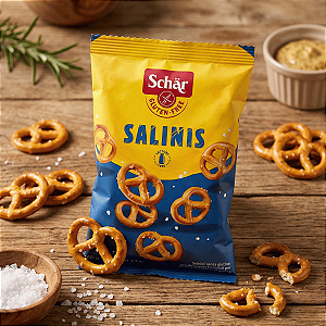 Biscoito Mini Pretzel Salinis Sem Glúten/Lactose 60g Schar