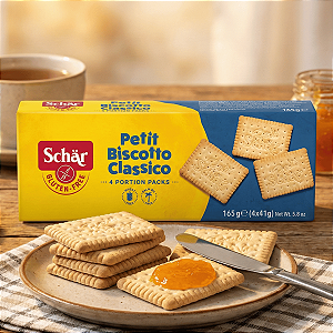 Biscoito Tipo Maisena Petit Clássico Sem Glúten 165g Schar