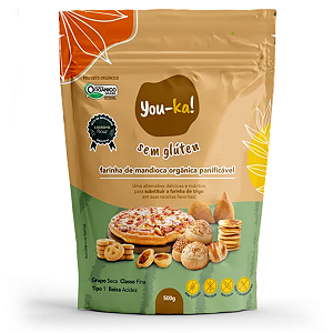 Farinha de Mandioca Orgânica Sem Glúten 500g YOU-KA