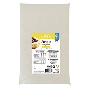Farinha de Aveia Sem Glúten 1kg - Leve Croc
