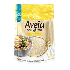 Farinha de Aveia Sem Glúten 200g - Leve Croc