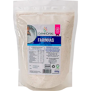Mix Básico De Farinhas Sem Glúten 500g - Leve Croc