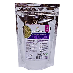 Farinha Integral De Amêndoas 200g - Leve Croc