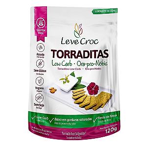 Torradas Torraditas Low Carb Ora-Pro-Nóbis 120g - Leve Croc