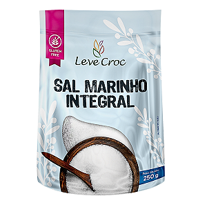 Sal Marinho Integral 250g - Leve Croc