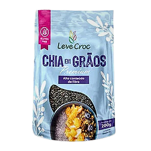 Chia Em Grãos Premium 200g - Leve Croc
