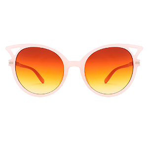 Óculos de Sol Infantil Gatinha Fashion Rosa Brilhante