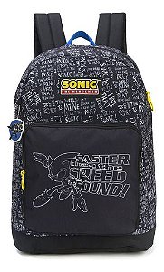 Mochila De Costas Escolar Juvenil Original Sonic