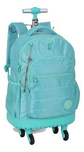 Mochila C/ 4 Rodinhas Giros 360° Barbie Porta Notebook