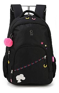 Mochila Costas Juvenil Original Barbie Porta Notebook
