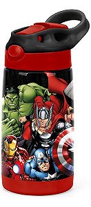 Garrafa Vingadores Marvel Avengers Aço Inox 500ml