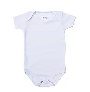 Body Baby Manga Curta Branco