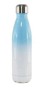 Garrafa Térmica Bicolor Cores com Parede Dupla