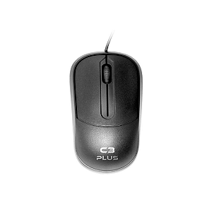 Mouse Óptico 1000 Dpi Ms-35bk Usb Preto C3 Tech