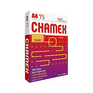 Papel Sulfite A4 Chamex 75 g  pacote com 500 fls. Chamex