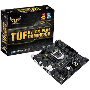 Placa-Mãe Asus TUF Gaming H310M-Plus/BR, Intel LGA 1151, MATX, DDR4