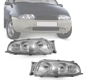 Par Farol Dianteiro Ford Fiesta 1996 1997 1998 1999