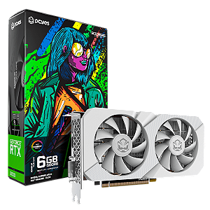 Gpu Nvidia Geforce Rtx 3050 6Gb Gddr6 96Bit Branco Projeto Edge