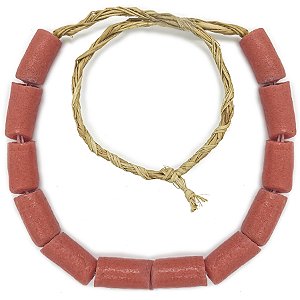 Guia Africana Colar Monjolo De Coral Natural Vermelho