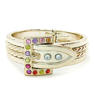 Pulseira Moda Fashion Cinto Com Pedraria
